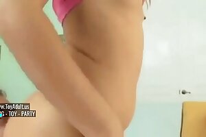 Cute Tow-haired Teen Goes Anal