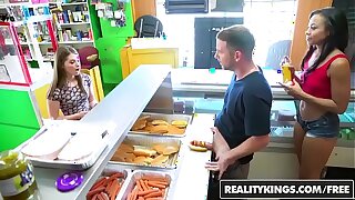 RealityKings - Money Talks - (Adrian Maya) and (Alice March) - Hot Dog Stand