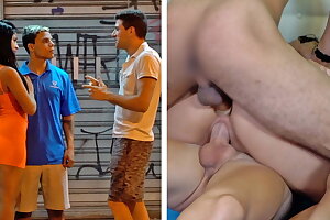 Amazing DP Threesome With Young Couple