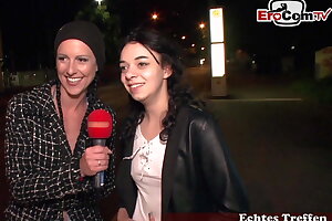 GERMAN STREET CASTING - Girl asks normal guy for sex in car