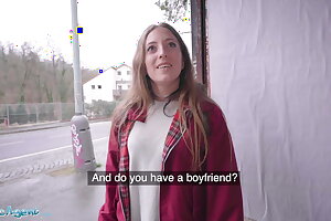 Public Agent, Spanish punk babe Venom Evil gets fucked in public